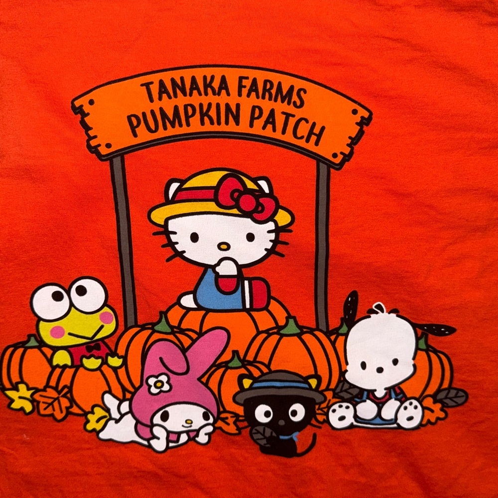 Sanrio Hello Kitty Tanaka Farms Pumpkin Patch T-Shirt